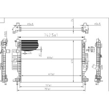MGA-80508 - Su Radyatoru Mekanik (Ford:focus/ Cmax 1.5 Ecobost 15> Kuga 2.0 Tdcı 13> )