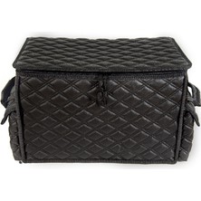 subaru Impreza Deri Lüks Oto Araç Bagaj Toplayıcı Organizer Bagaj Çantası Siyah Fs