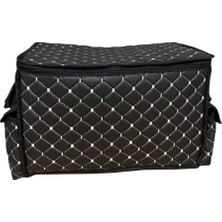 toyota Corollla Eski Deri Lüks Oto Araç Bagaj Toplayıcı Organizer Bagaj Çantası Siyah Beyaz Fs