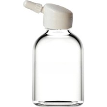 Zylan Ambalaj 100 ml Şeffaf Cam Penisilin Şişesi Tank Kapak, 24 Adet