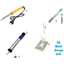 Ozcmax Havya Lehim Set 30 W - 6 Parça Lehim Seti