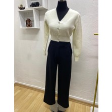 Moda Cırtlı Palazzo Pantolon