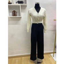 Moda Cırtlı Palazzo Pantolon