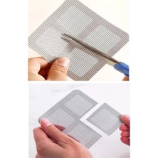 Ozcmax 15 Adet Yapışkanlı Kesilerek Kullanılabilir Yırtık Kapı / Pencere Sinekliği Onarım Tamir Bandı