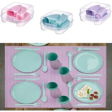 Ozcmax 6 Kişilik Çantalı Piknik Seti - Asorti