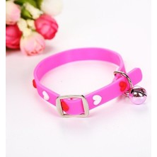 Ozcmax Çıngıraklı Silikon Kedi Köpek Tasması