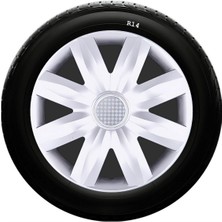 Sjs Sks Toyota Jant Kapağı 14 Inc Kırılmaz 1 Takım 4 Adet NO:221
