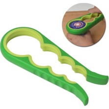 Ozcmax 4 Fonksiyonlu Plastik -Silikon Şişe Kavanoz Kapağı Açma Aparatı