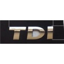 Arka Bagaj Yazı ''tdı'' 2cm-6.5cm Vw Golf Jetta Skoda Fabıa