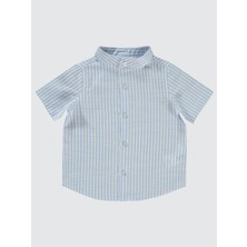 Civil Baby Erkek Bebek Gömlek 6-18 Ay Mavi