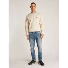Tommy Jeans Normal Bel Slim Tapered Erkek Denim Pantolon DM0DM205401AB Austın Slım Tprd Rwb