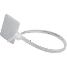 Çet-San Kablo Bağı 10 cm 2.5X100MM Etiket Basılabilen 100 Lük Poşet Beyaz