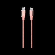 Ttec 2DK41RA Alumicable Usb-C - Lightning Hızlı Şarj Kablosu 150CM Roze Altın