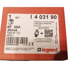 4p 25A  30MA 400V Kaçak Akım Koruma Anahtarı