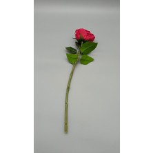 Islak Tekli Yapay Gül 43 cm
