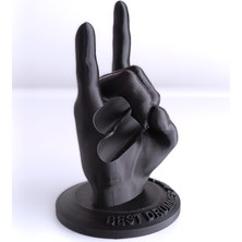 Dys Tasarım   El Işareti Yapan (ROCK N ROLL) Baterist Baget Tutucu