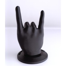 Dys Tasarım   El Işareti Yapan (ROCK N ROLL) Baterist Baget Tutucu