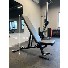 Simetrik Dizayn Katlanabilir Bench Sehpası Metal Alaşım Sd