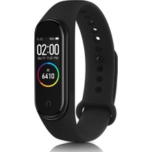 Bilişim Akademi  Xiaomi Mi Band 7 Uyumlu Slikon Kordon Yumuşak Kordon Renkli - Siyah