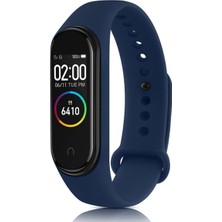 Bilişim Akademi  Xiaomi Mi Band 3 Uyumlu Slikon Kordon Yumuşak Kordon Renkli - Lacivert