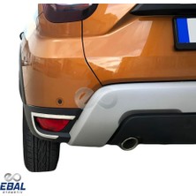 Ebal Oto Dacia Duster Krom Reflektör Çerçeve 2 Parça 2018 Ve Üzeri Paslanmaz Çelik