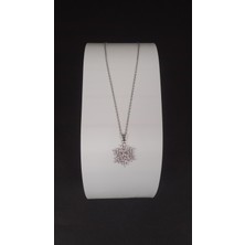 Stainless Steel Kar Tanesi Kolye