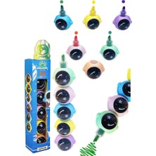 Artlantis Astronot Fosforlu Kalem Yumurtlayan 1 Paket 5 Renk Astronot Figürlü Işaret Kalemi Mini 5 Li Fosforlu Kalem
