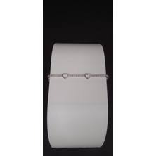 Stainless Steel Kalplli Bileklik