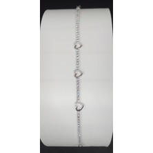 Stainless Steel Kalplli Bileklik