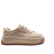 Guja G25Y451 Rhinestones Taşlı Kadın Altın Gold Sneaker Ayakkabı