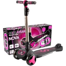 Scooter Cool Wheels Işıklı Pembe Nova Scooter 5+