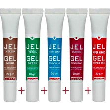 Butedo Tüp Jel Gıda Boyası - 20 gr - Vizon-Yeşil-Mavi-Bordo-Kırmızı