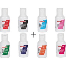 Butedo Sıvı Gıda Boyası - 20ML - 8 Renk Birlikte-