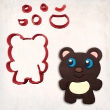 Butedo Ayıcık Detay Kurabiye Kalıp Seti 6’lı