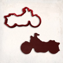Butedo Motosiklet-1 Kurabiye Kalıbı Şekillendirici Kopat