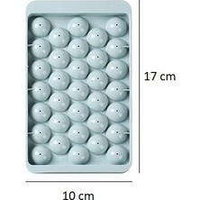 Ozcmax Oz cma x  33 Hazneli Küre Buz Kalıbı 17-10  cm