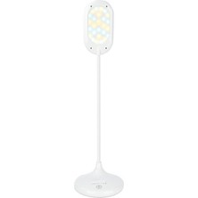 By Nevser Şarjlı Sarı ve Beyaz Renk Masa Lambası