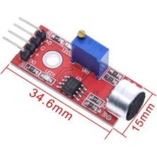 Rodevino Ses Sensör Modülü Mikrofon Analog Dijital Çıkış Arduino Ses Sensörü