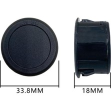 Rodevino Yuvarlak Dc Voltmetre 4‑100 v Panel Led