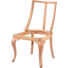 Mobilya Baba Ümraniye Sandalye Lükens Cilasız Ham Ahşap