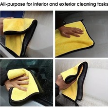 Efnlux Yünlü Hassas Mikrofiber Araba Yıkama ve Temizlik Bezi
