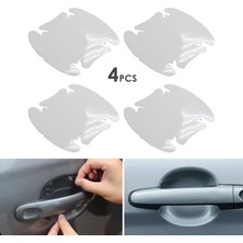 Araba Kapı Kolu Koruyucu Film Çizik Önleyici  (4lü Set)