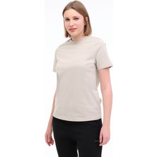 Lumberjack Wl Robı 11MS468 5fx Haki Kadın Kısa Kol T-Shirt