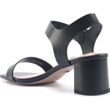 Nine West GELLA 5FX Siyah Kadın Topuklu Sandalet
