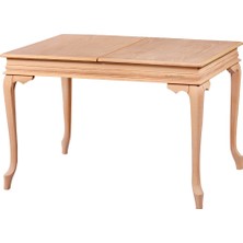 Mobilya Baba Palandöken 110 Luk Lükens Masa Cilasız Ham Ahşap