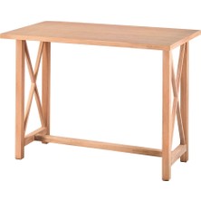 Mobilya Baba Bayat Bar 140 Lık Masası Cilasız Ham Ahşap