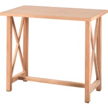 Mobilya Baba Bayat Bar 120 Lik Masası Cilasız Ham Ahşap