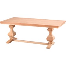 Mobilya Baba Ereğli 200 Lük Masa Cilasız Ham Ahşap