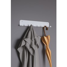 Ultra Güçlü Yapışkanlı Metal Beyaz Kapı Arkası Askılık Duvar Askılığı Banyo Mutfak Oda Askılığı