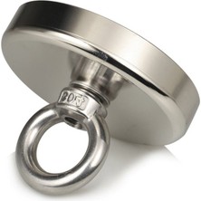 Dünya Magnet 80  mm Çapında Dev Neodyum Pot Mıknatıs Fishing Magnet Kanca Kurtarma Mıknatısı